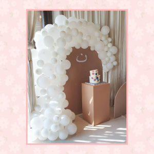 Balloons Decorations (White)